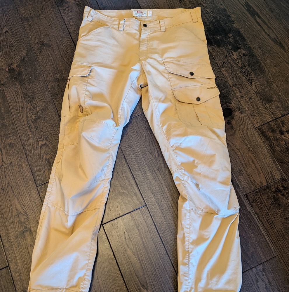 Fjällräven Beige Outdoor Pants